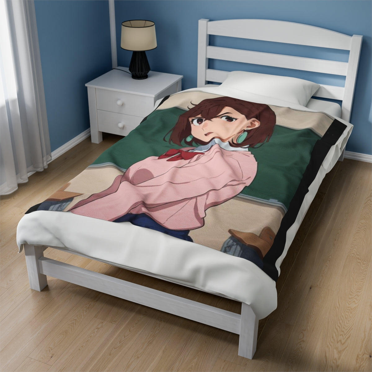 Anime Girl Plush Blanket